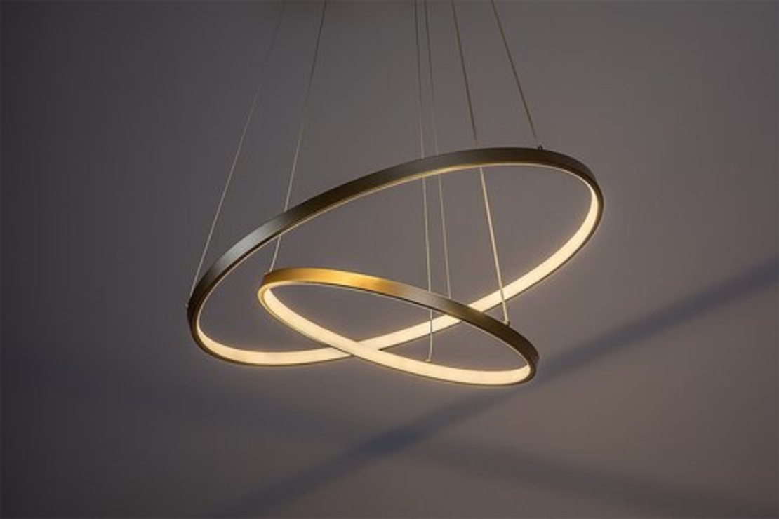 LED висящ полилей 75W, 7500 lm, димируем, променлива светлина 3000–6500K, с дистанционно