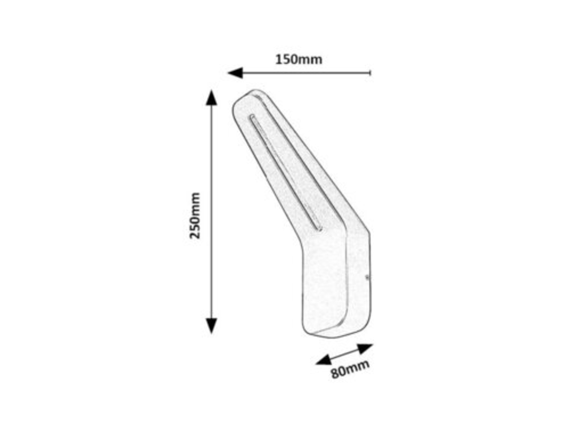 Модерен външен LED аплик Ognon 8W – стилен дизайн с IP54 защита
