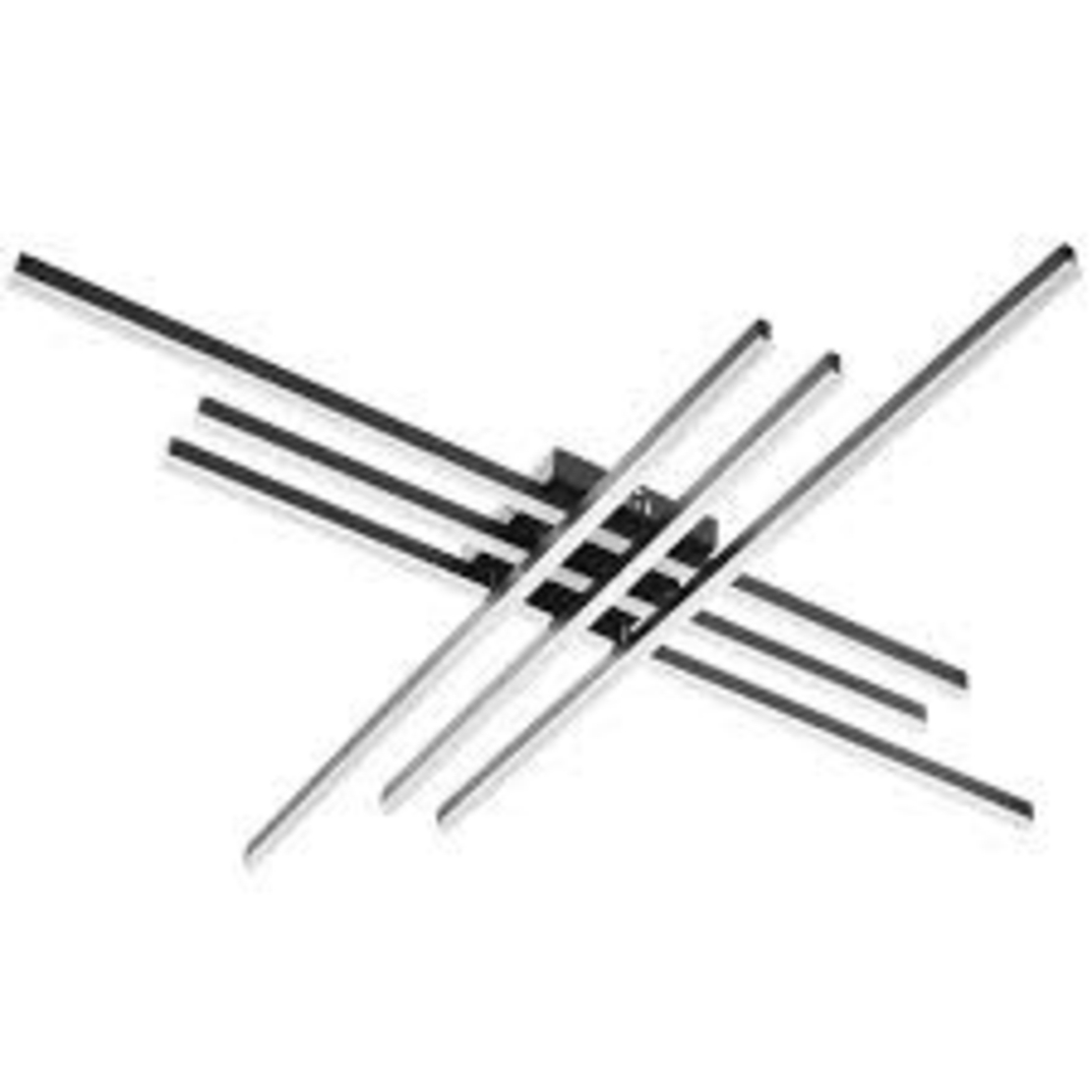 Smart LED таванен плафон 85W – елегантен черен дизайн и интелигентно управление