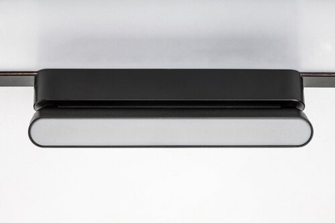 LED релсово осветление – 12W, топло бяло 3000K, черен алуминий