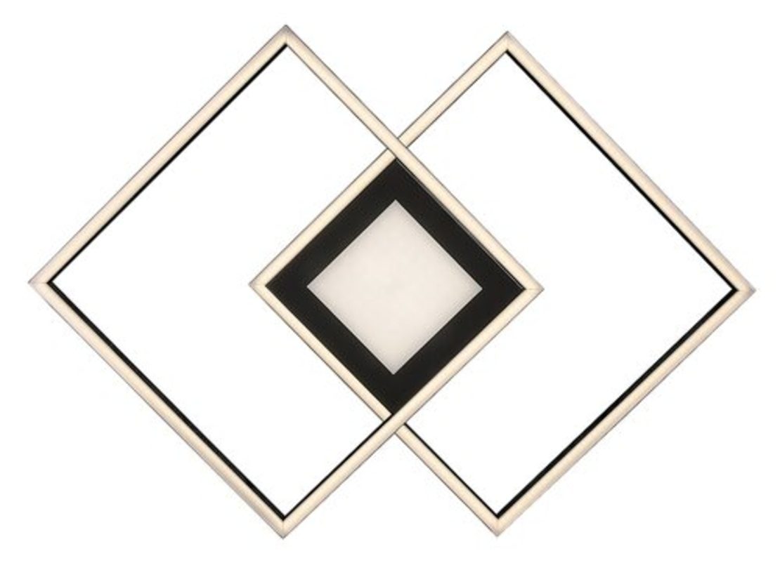 Модерен LED плафон 40W – матово черен, естествено бяла светлина  Стилен и функционален LED плафон 40W с изчистен модерен дизайн в матово черно.