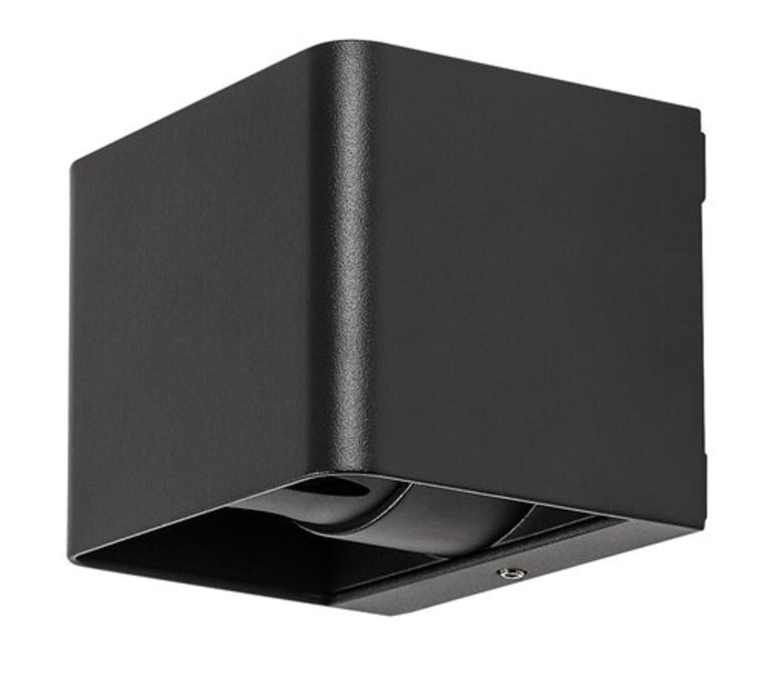 Компактен LED фасаден аплик Hallstatt 10W – стилен антрацит и топла светлина