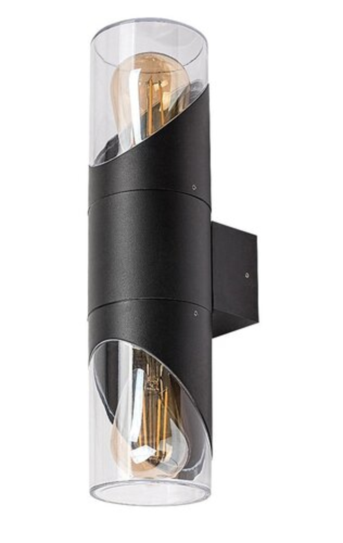 Модерен двоен аплик за фасада Novigrad – E27, IP54