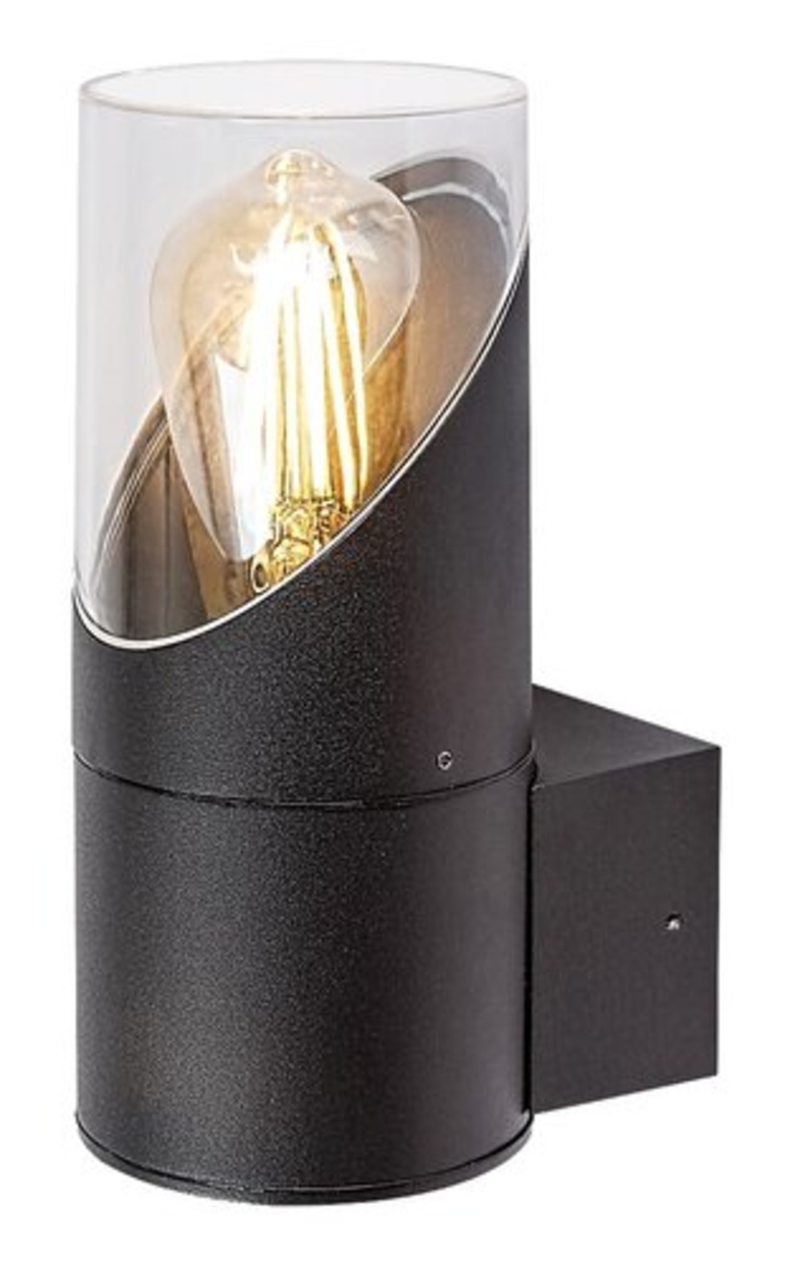 Модерен външен аплик Novigrad – алуминий, черен, E27, IP54 защита