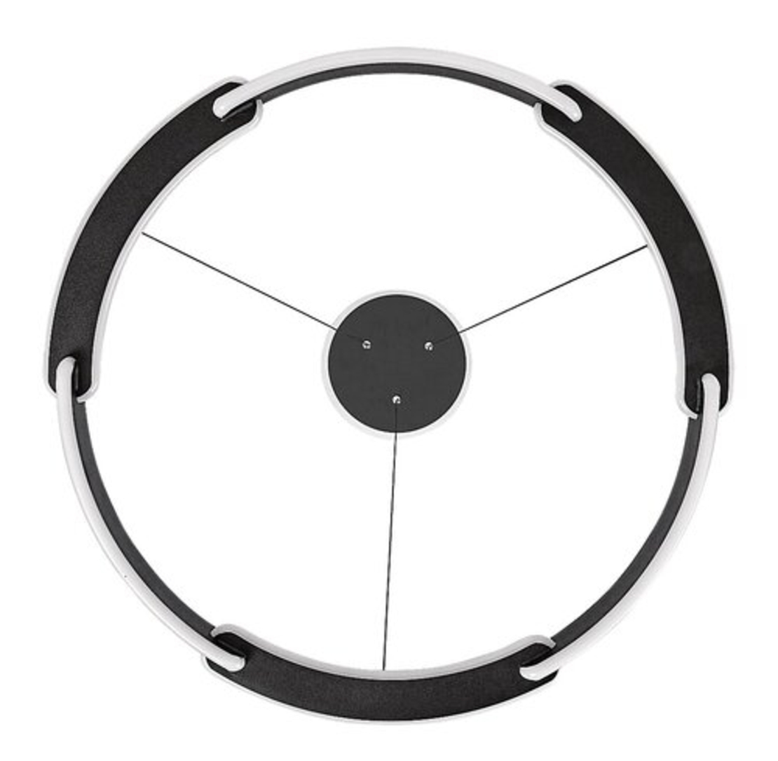 Модерен висящ LED полилей 45W с регулируема цветна температура – черен