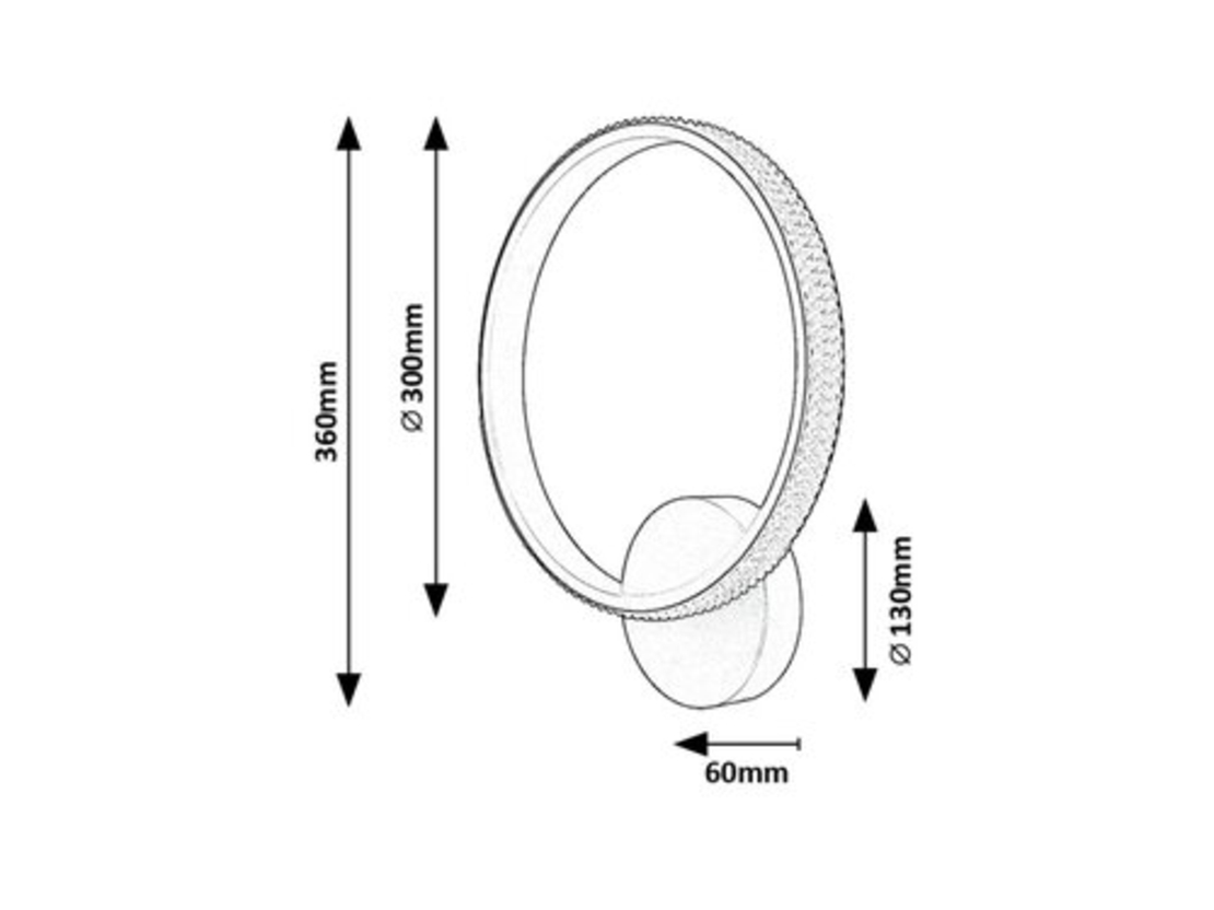Модерен LED аплик Grete – 15W, 3000K