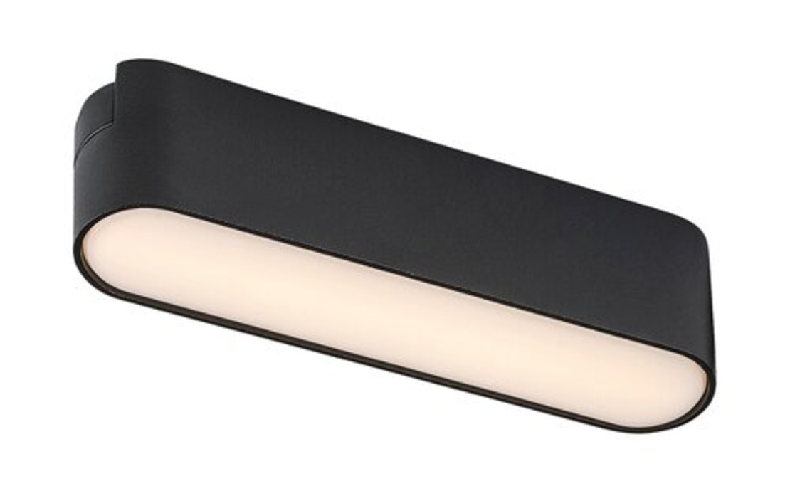 Смарт LED релсово осветление – 4W, регулируема цветна температура 2700–5500K, Wi-Fi, черен алуминий