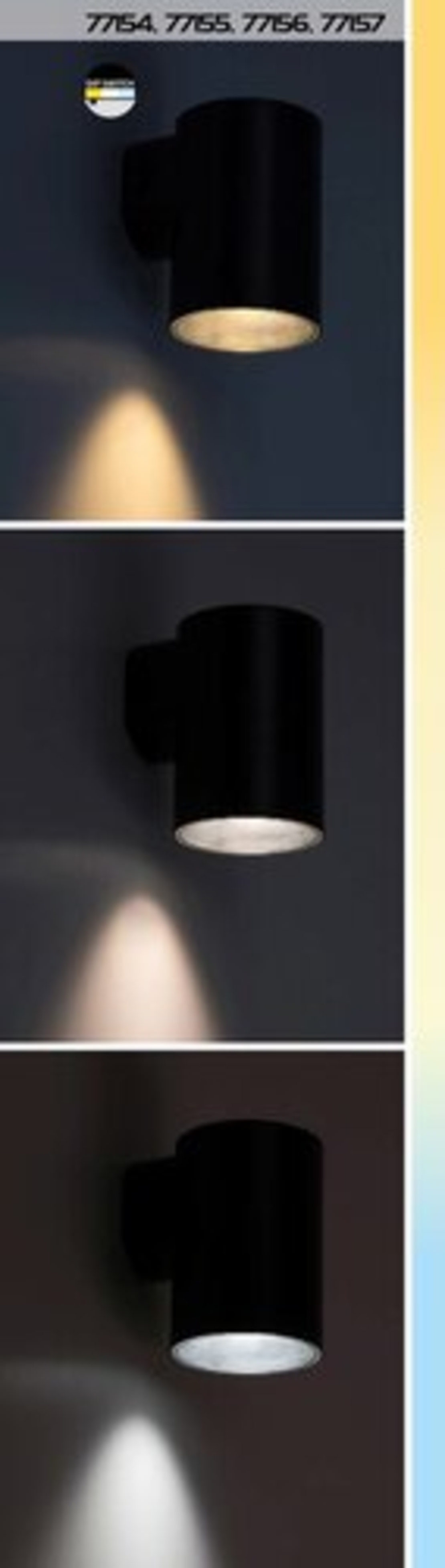 Мощен външен LED аплик Urfa 18W с регулируема светлина – стил, надеждност и висока яркост