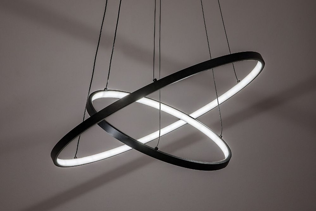 LED висящ полилей 75W, 7500 lm, димируем, променлива светлина 3000–6500K, с дистанционно