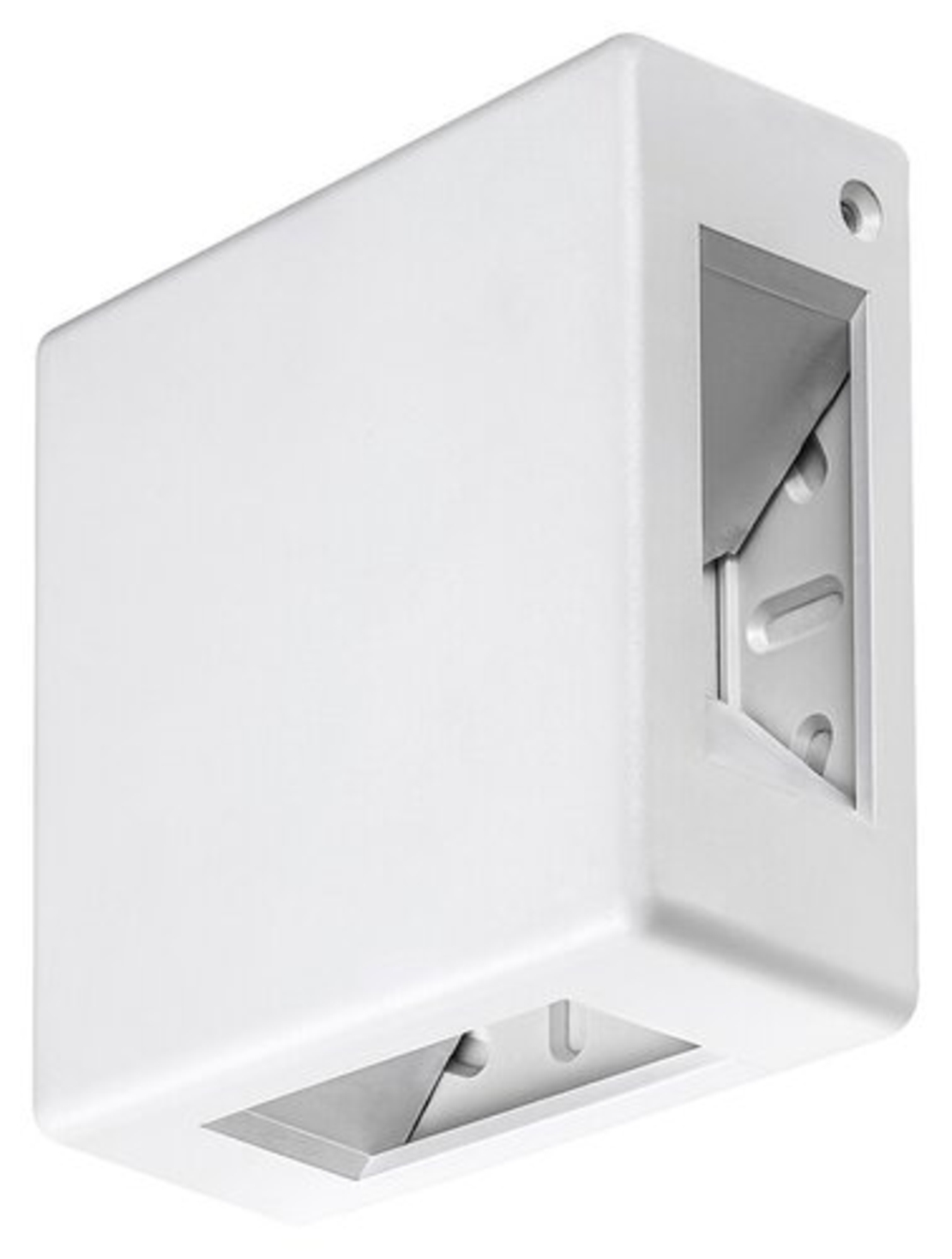 Елегантен квадратен LED аплик Lippa в бяло – стилно фасадно осветление 6W