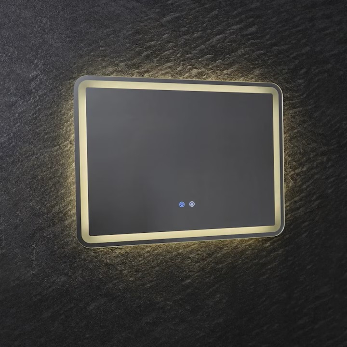 LED огледало с нагревател и димиране – 30W, влагозащитено IP44
