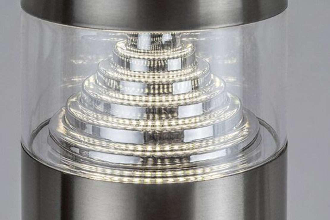 Модерен външен стълб Lisbon LED 7W – елегантно осветление за градина с IP54 защита