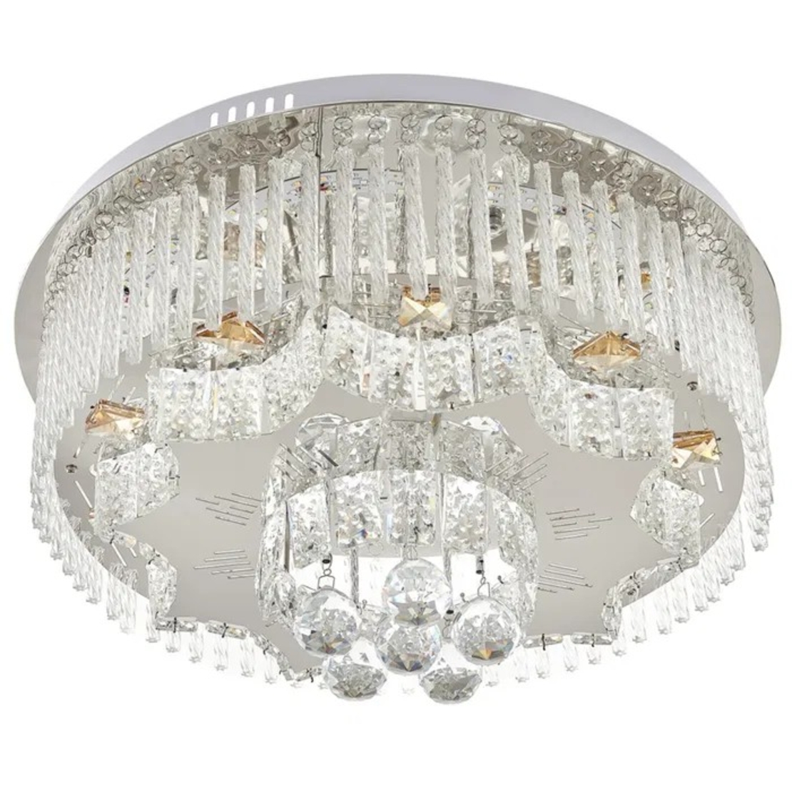 Модерен кристален LED полилей с дистанционно управление