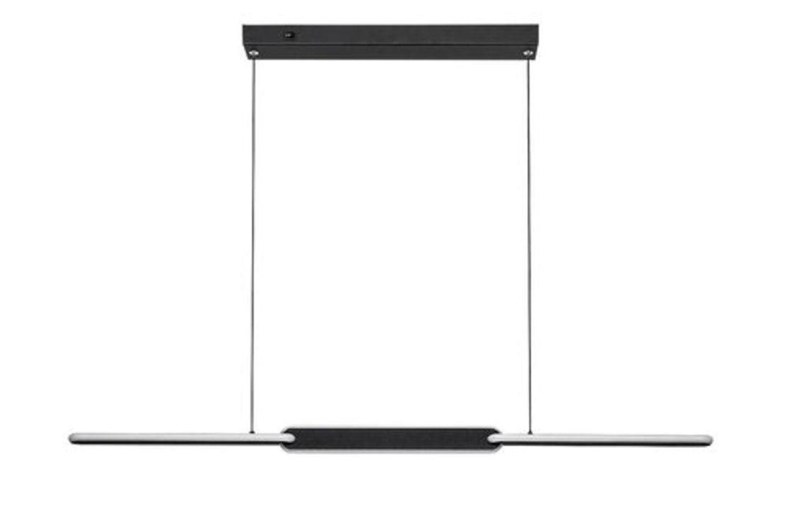 Модерен висящ LED полилей 36W с регулируема цветна температура – черен