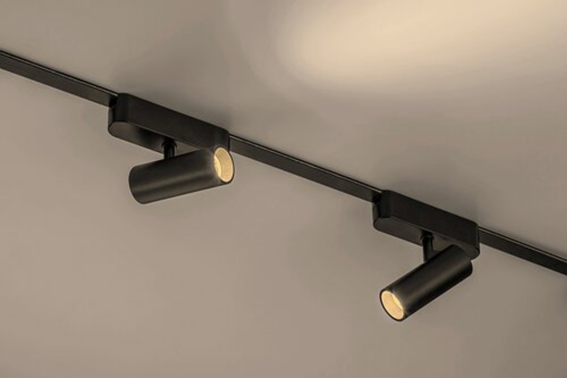 LED спот за релсово осветление – 6W, топло бяло 3000K, черен