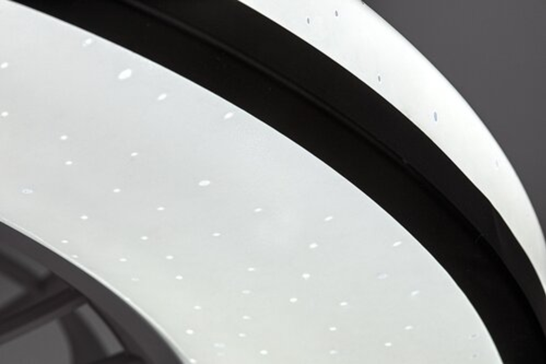 Мултифункционален LED таванен плафон с вентилатор, звезден ефект и регулируема цветна температура