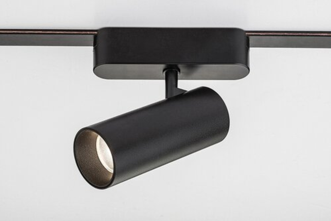 LED спот за релсово осветление – 10W, топло бяло 3000K, черен алуминий