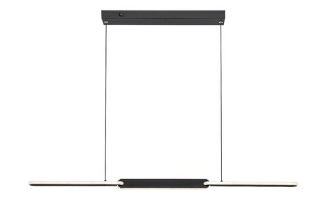 Модерен висящ LED полилей 36W с регулируема цветна температура – черен