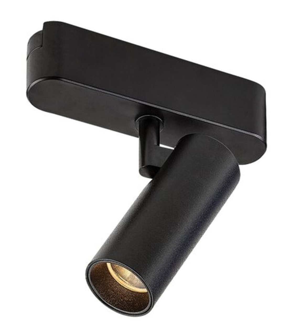 Модерен LED спот за релсово осветление – 6W, естествено бяло 4000K, черен алуминий