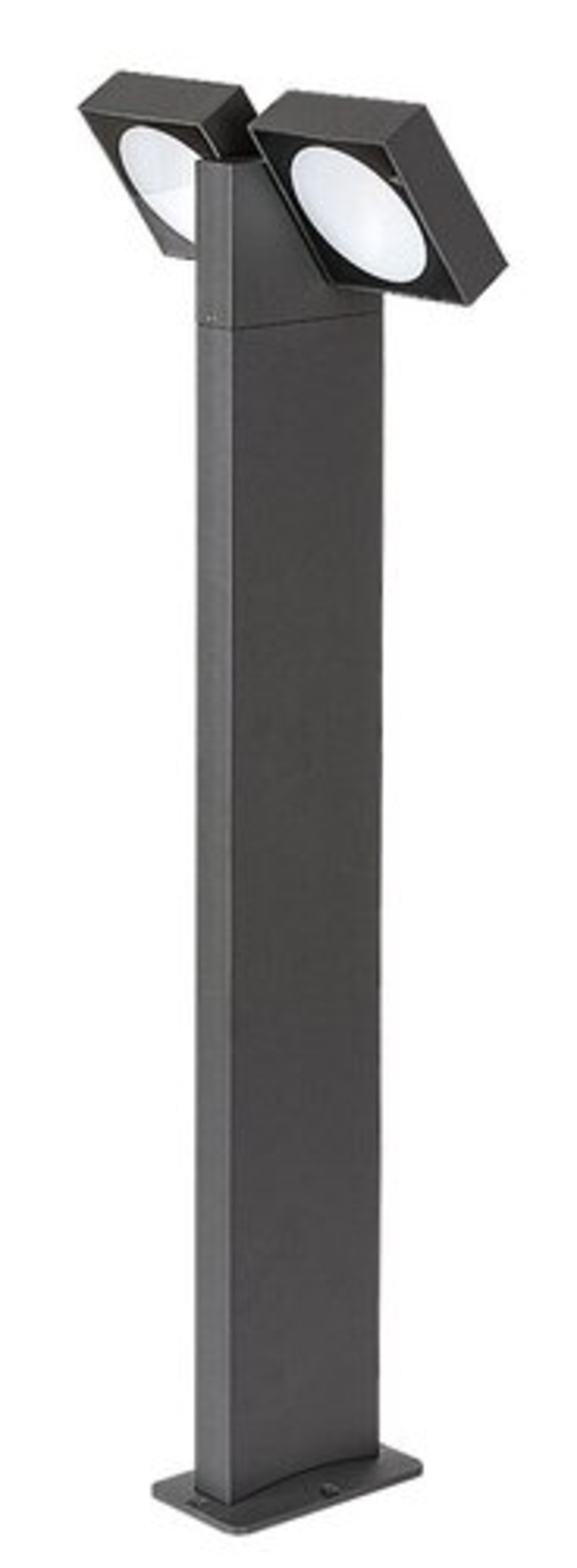 Модерен външен градински LED стълб Telde 14W с топло бяла светлина