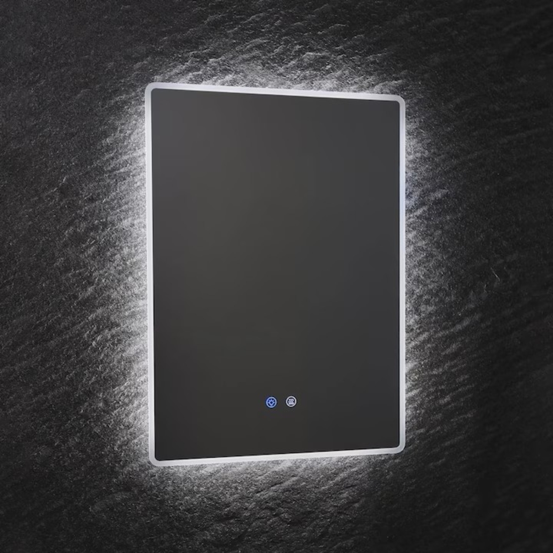 LED Огледало  с нагревател и димиране  L - модел - IP44