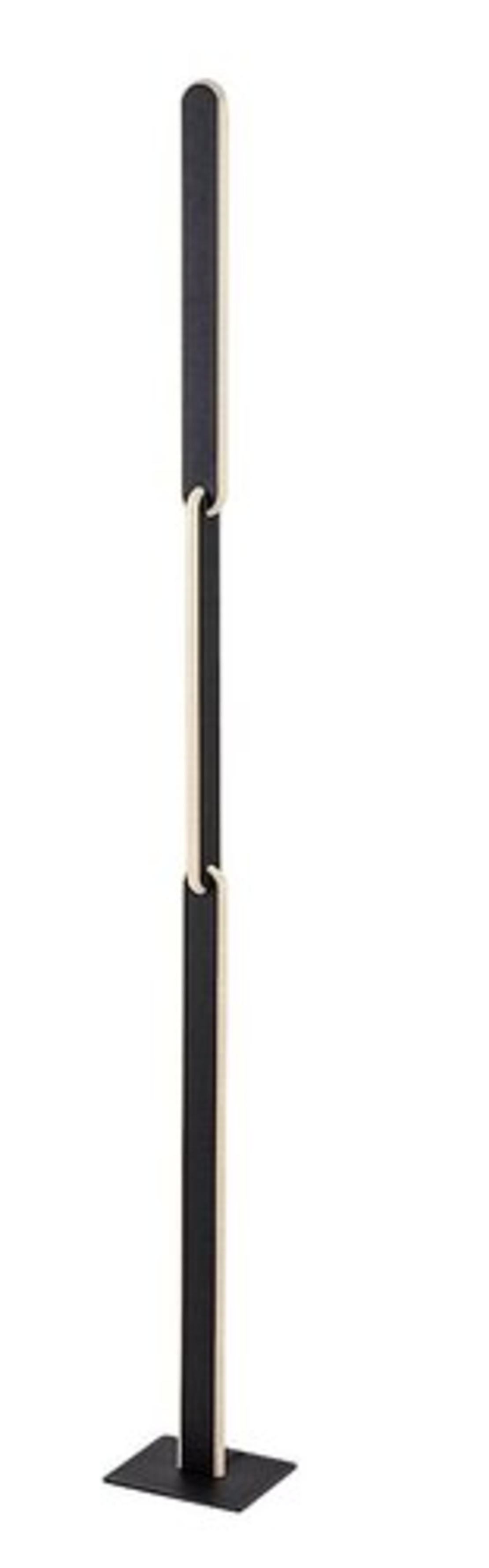 Модерен LED лампион 33W с регулиране на цветната температура – черен