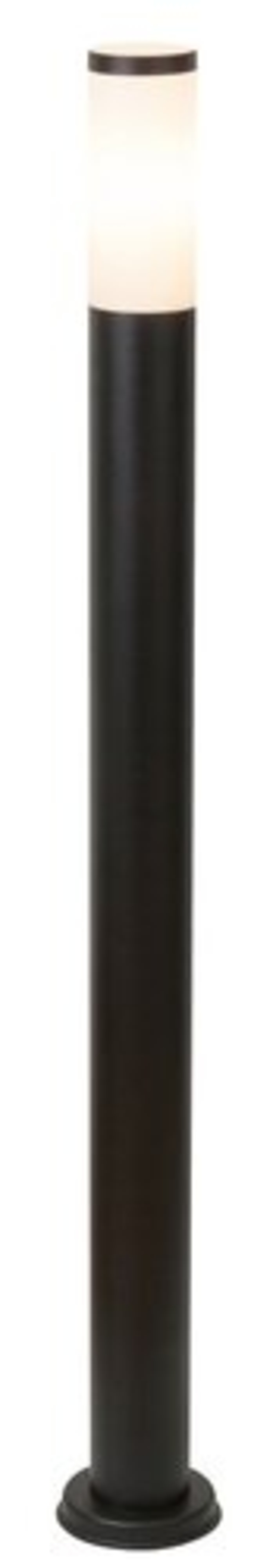 Модерен външен стълб Black Torch E27 – изчистено и стилно градинско осветление с IP44 защита