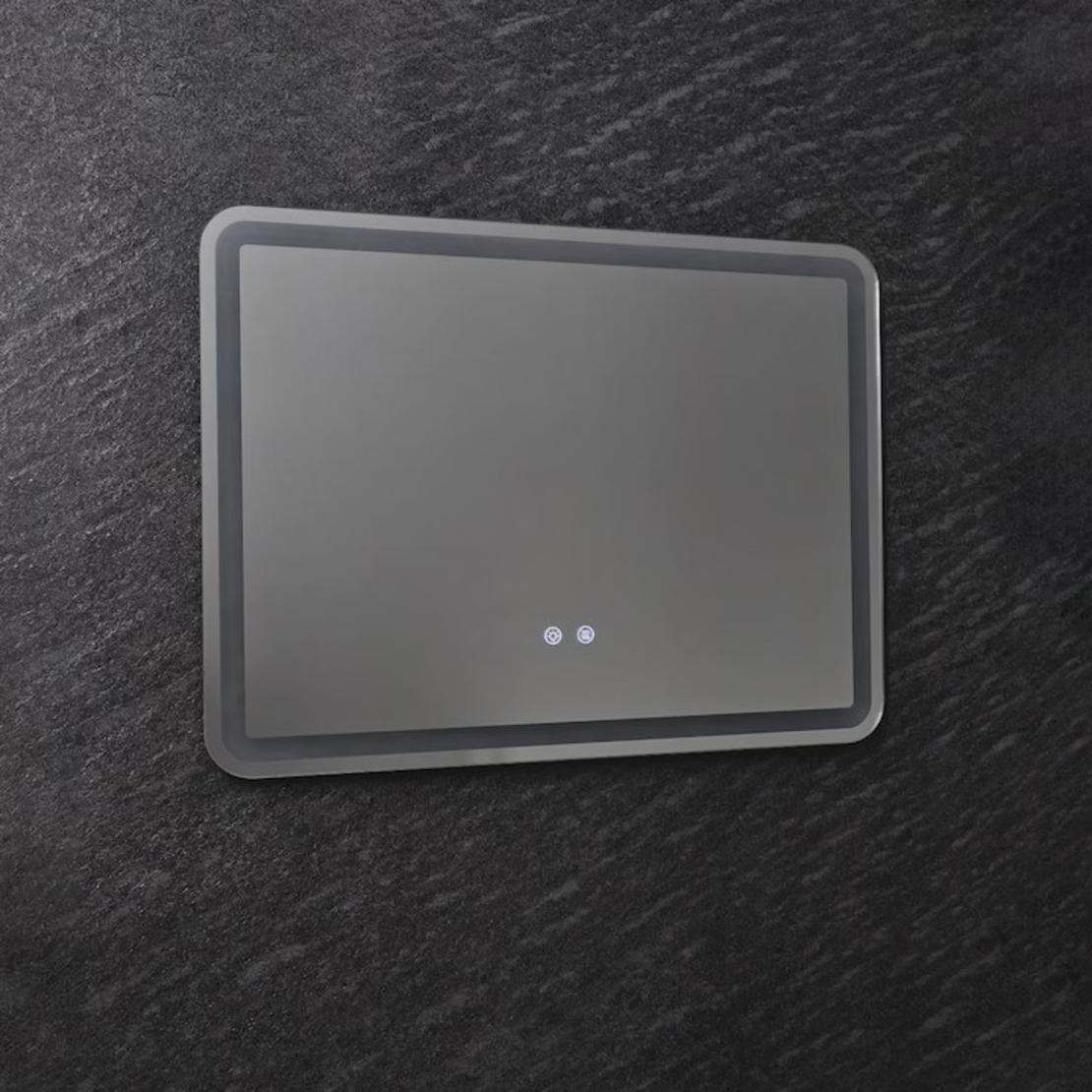 LED огледало с нагревател и димиране – 30W, влагозащитено IP44