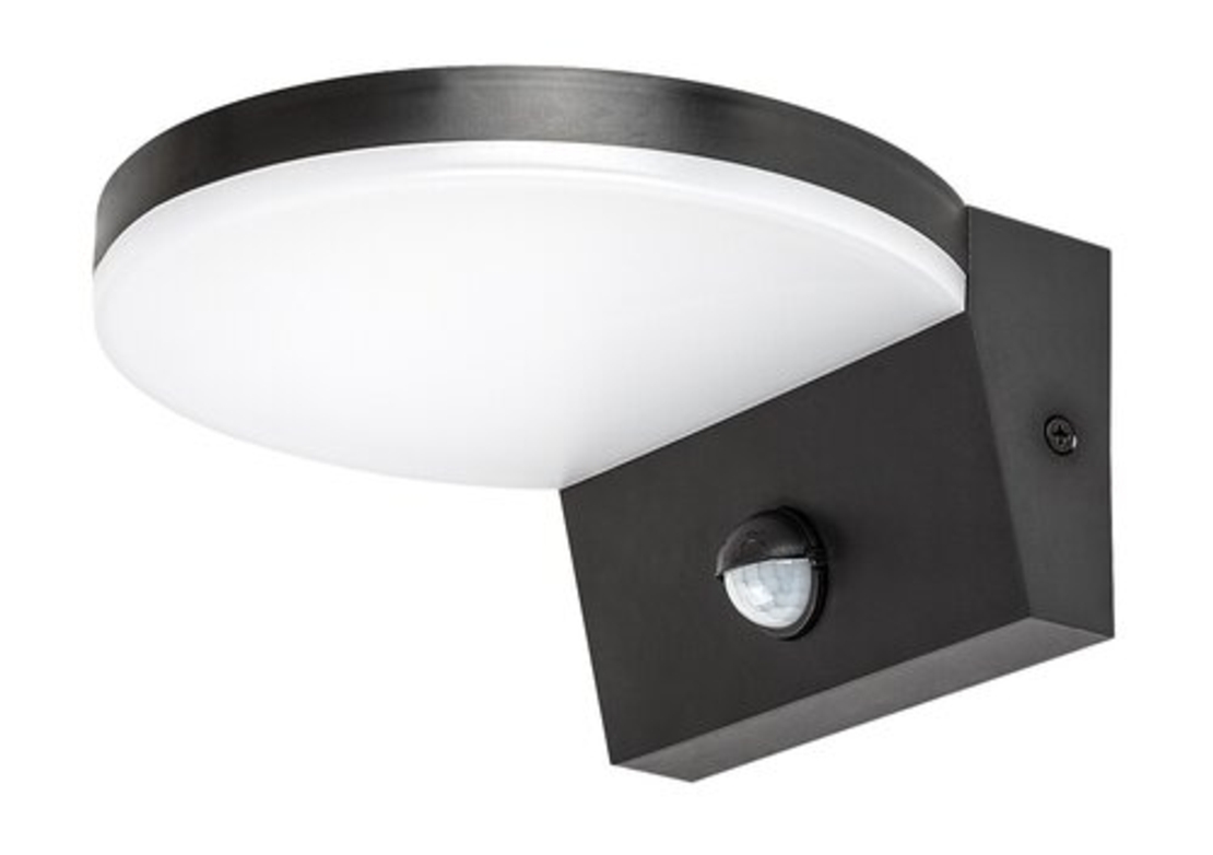 Интелигентен фасаден LED аплик Batida 9W с регулируема светлина и PIR сензор