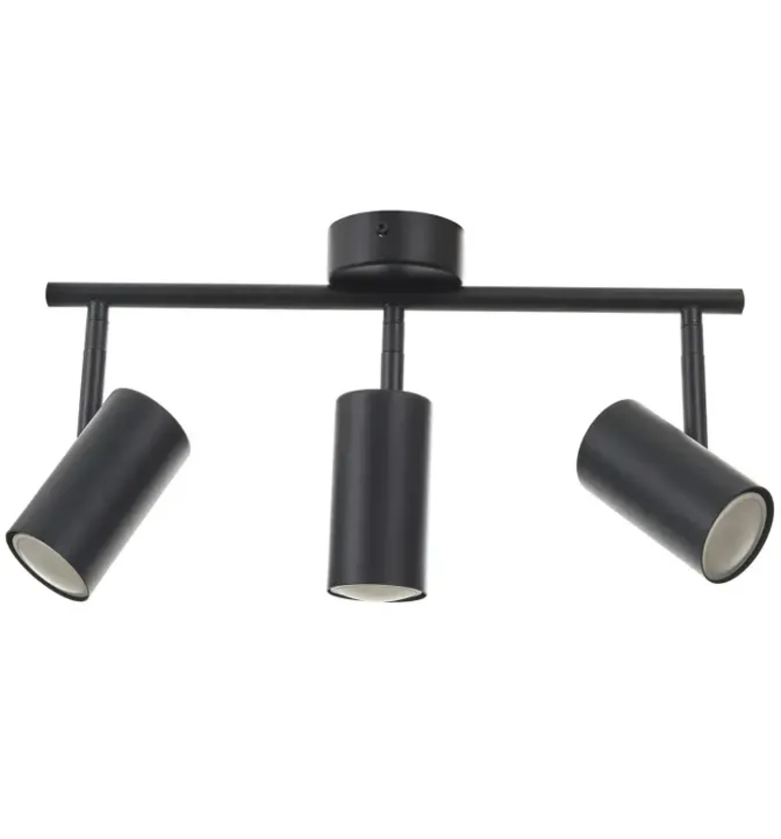 Спот за таван черен GU10 с подвижни тела 3 тела