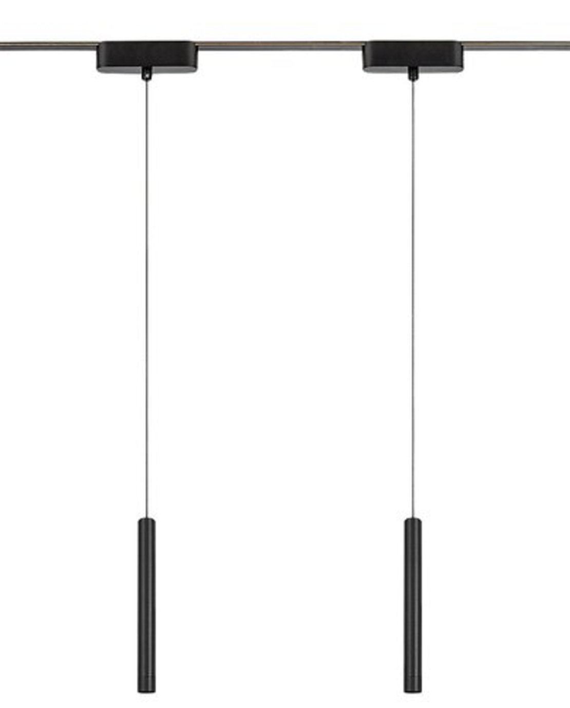 LED висящо релсово осветление – 5W, топло бяло 3000K, черено