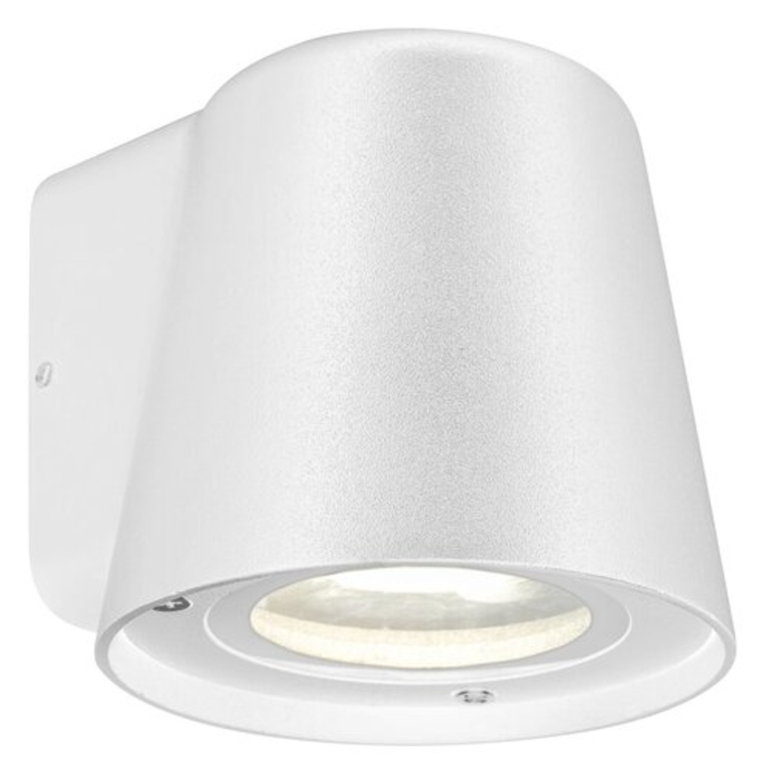 Модерен външен аплик Mandal – стилен матов бял дизайн с GU10 фасонка