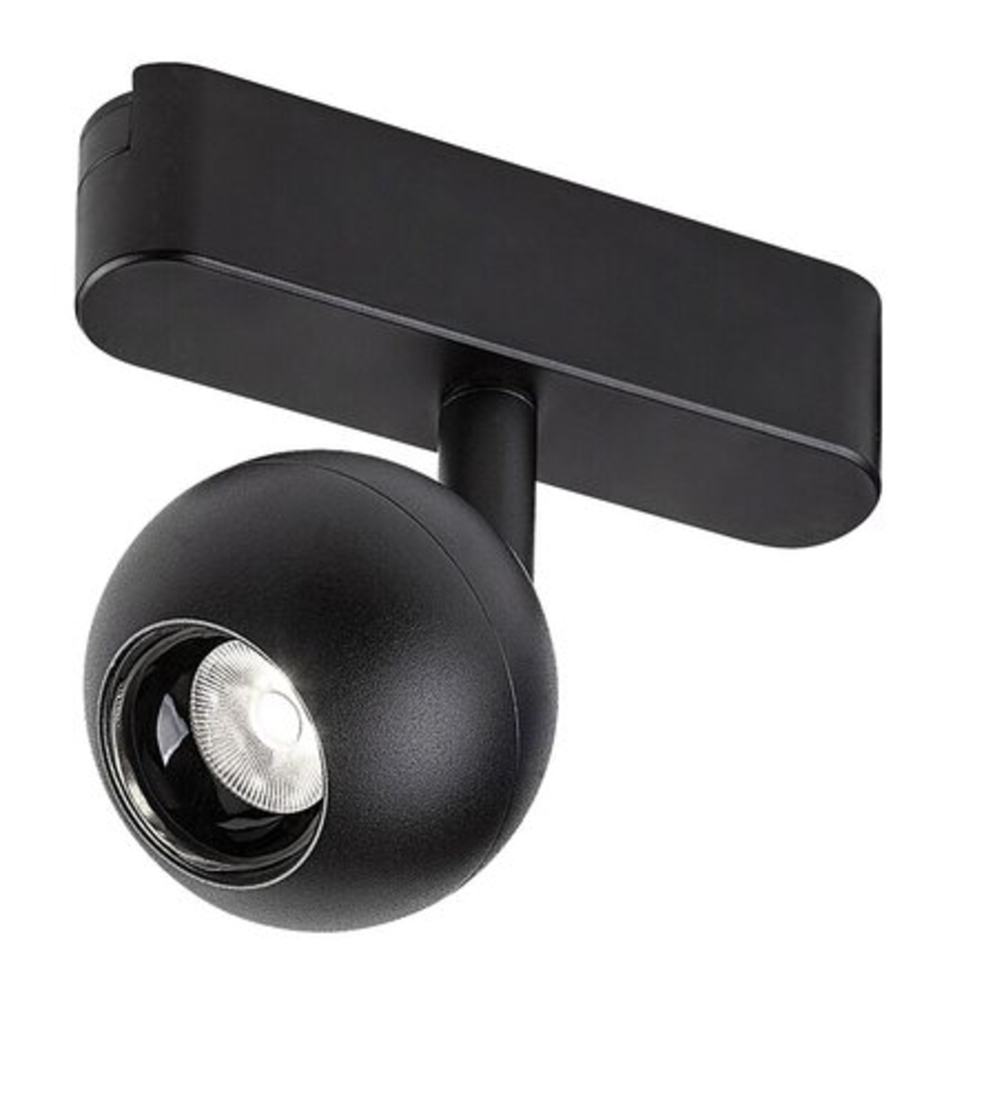 Модерен LED релсов спот – 5W естествено бяло 4000K, стилен черен алуминий