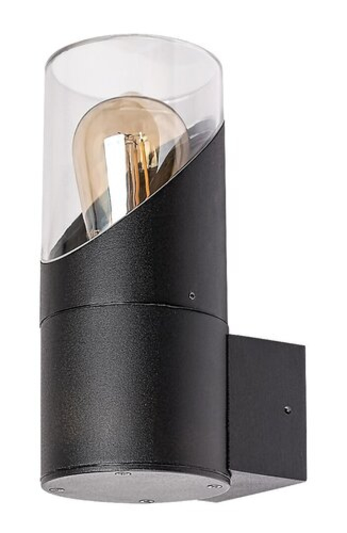 Модерен външен аплик Novigrad – алуминий, черен, E27, IP54 защита