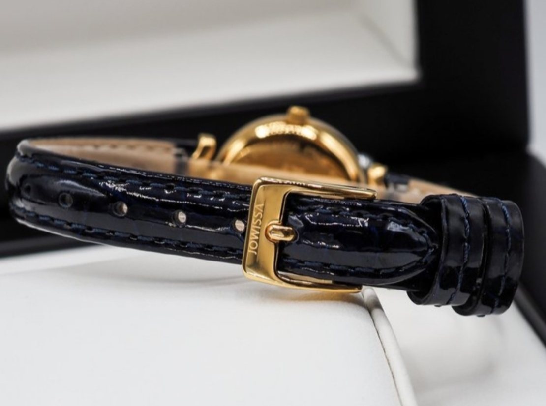 Jowissa Faced Sapphire Crystal Black/Blue