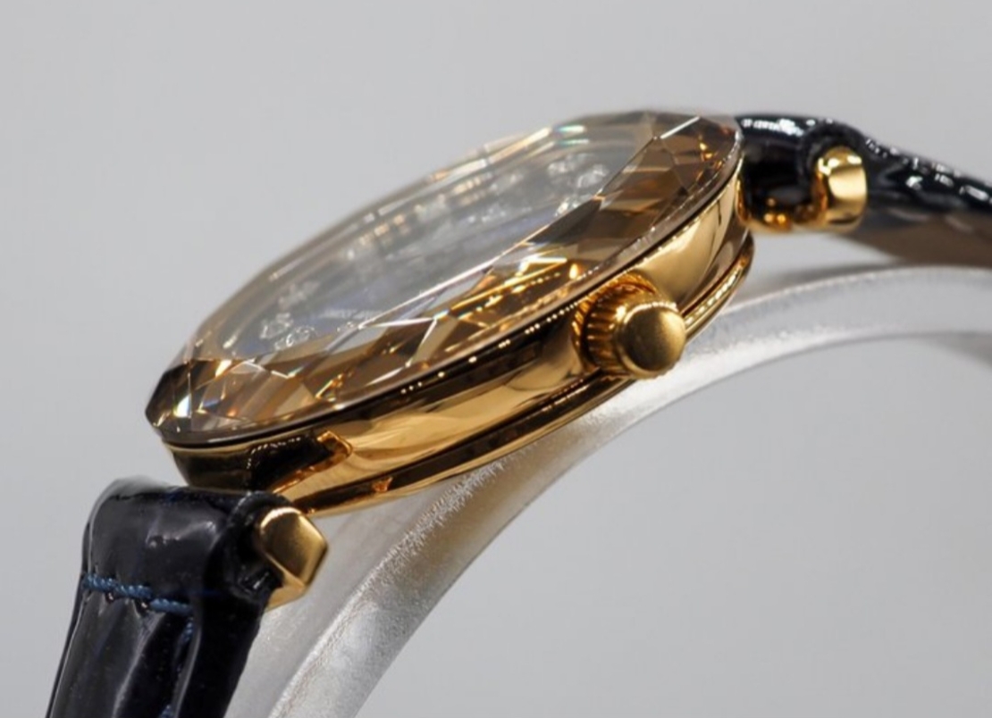 Jowissa Faced Sapphire Crystal Black/Blue
