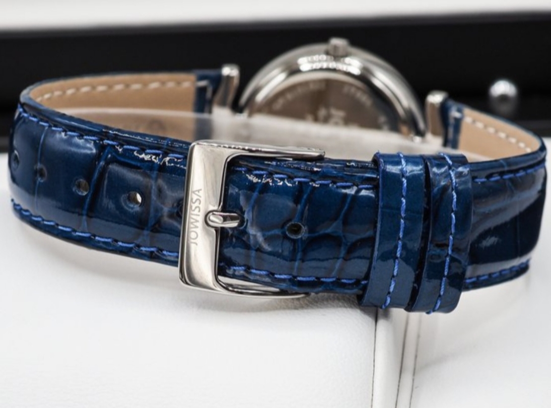 Jowissa Faced Sapphire Crystal Blue