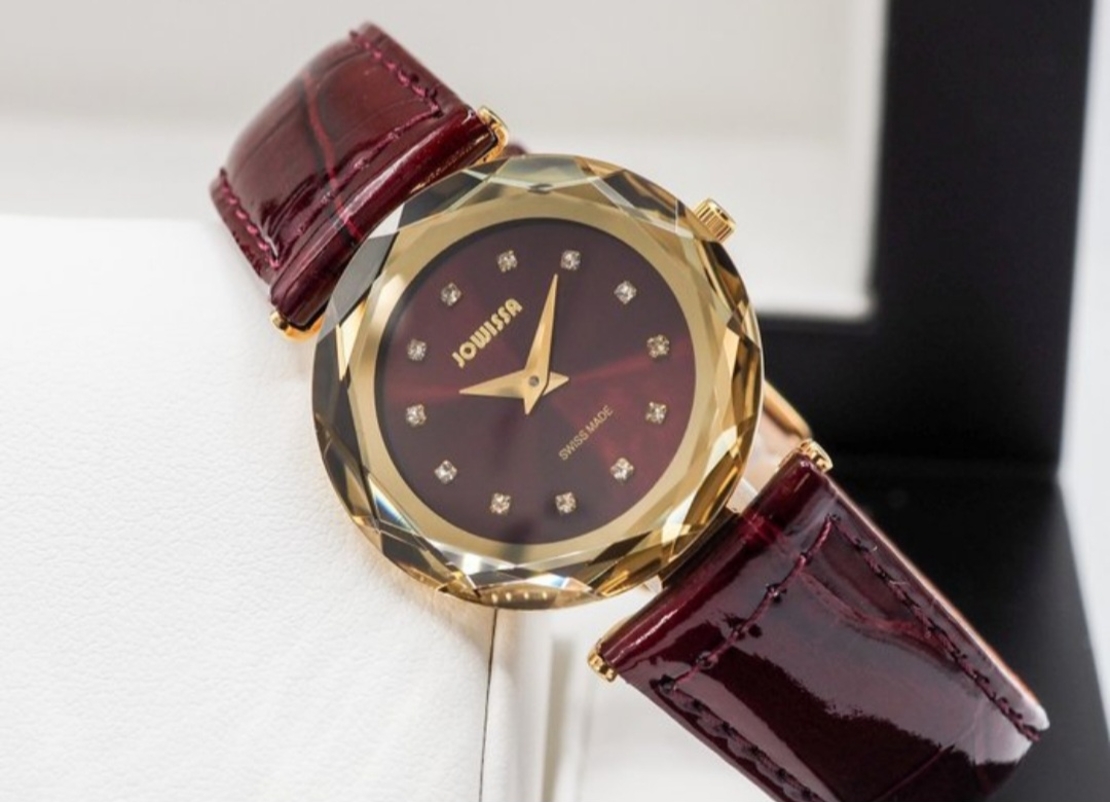 Jowissa Faced Sapphire Crystal Red