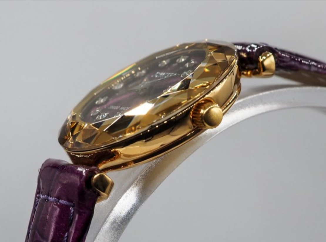 Jowissa Faced Sapphire Crystal Purple-Red
