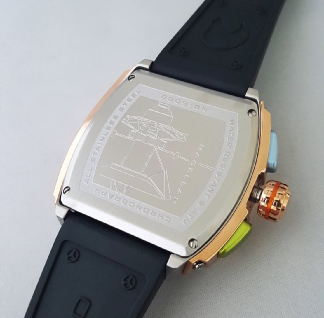 Nubeo MAGELLAN NASA Spacecraft Cronograph Day-Date 1