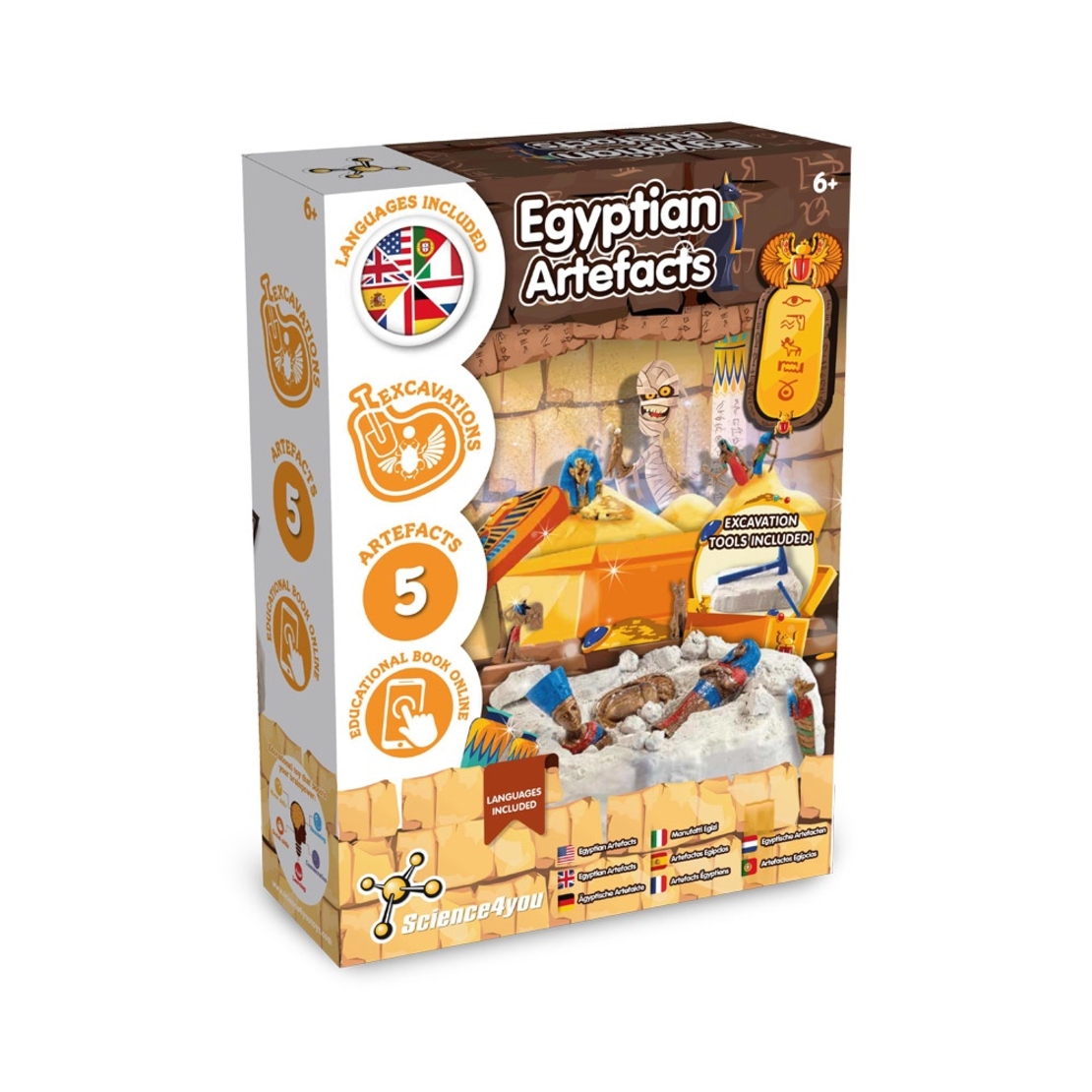 Ancient Egypt Excavation Kit I. Образователна игра за деца