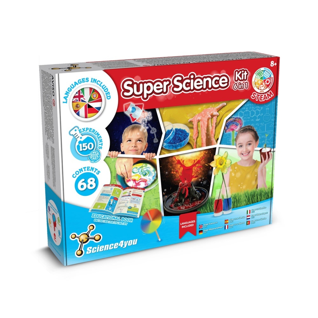 6 in 1 Super Science Kit I. Образователна игра за деца