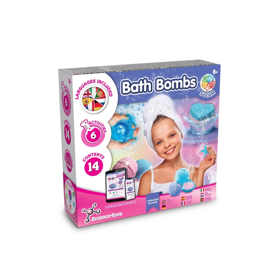 Bath Bombs Kit I. Образователна игра за деца