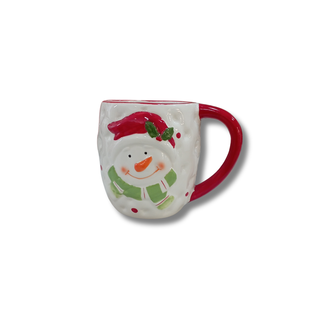 Керамична Коледна Чаша с 3D Релефна Фигура