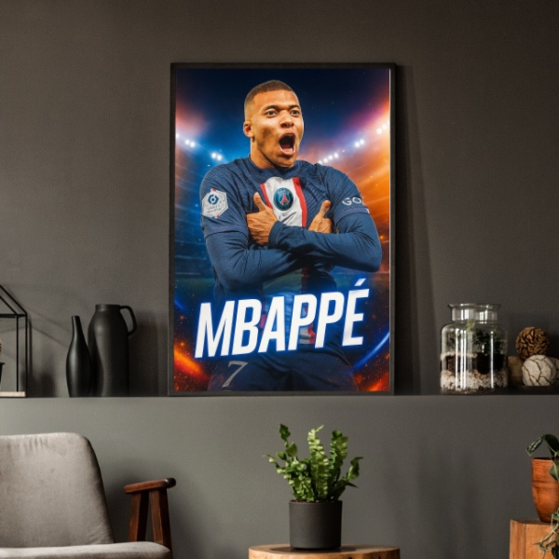 Плакат Kylian Mbappé (2023)