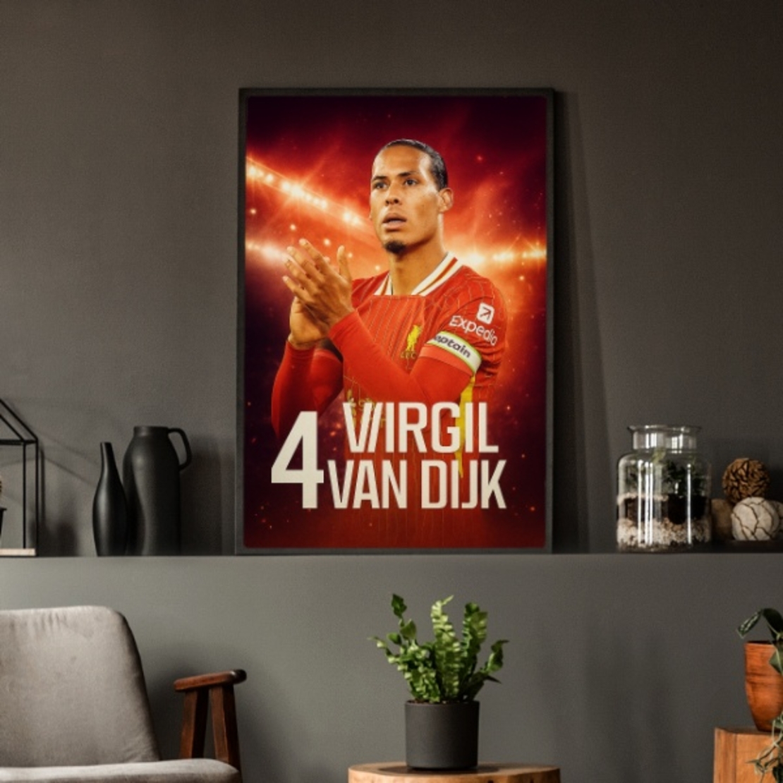 Плакат Virgil van Dijk