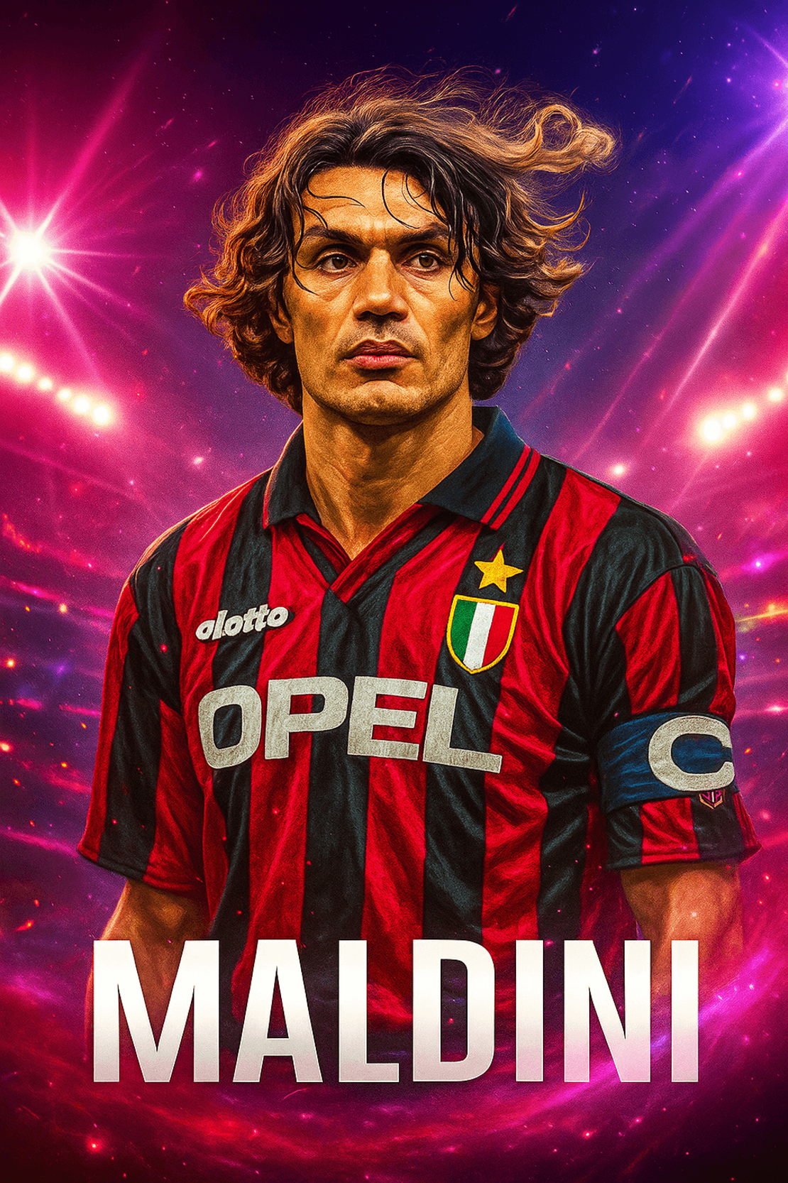 Плакат Paolo Maldini