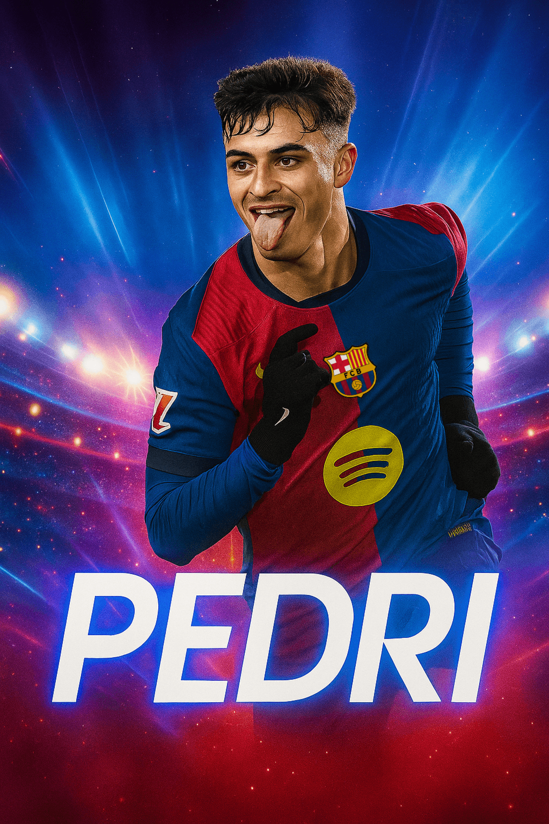 Плакат Pedri
