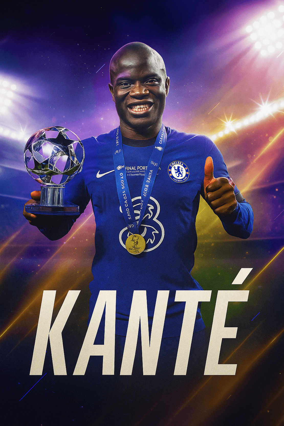 Плакат N'Golo Kanté