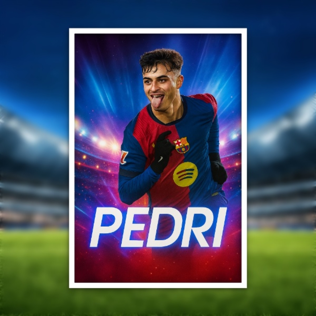 Плакат Pedri